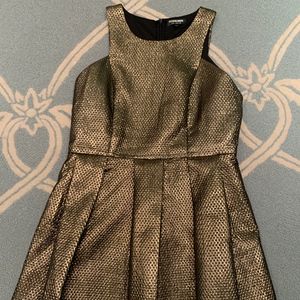 Fashion Union Bronze Gold Dress
